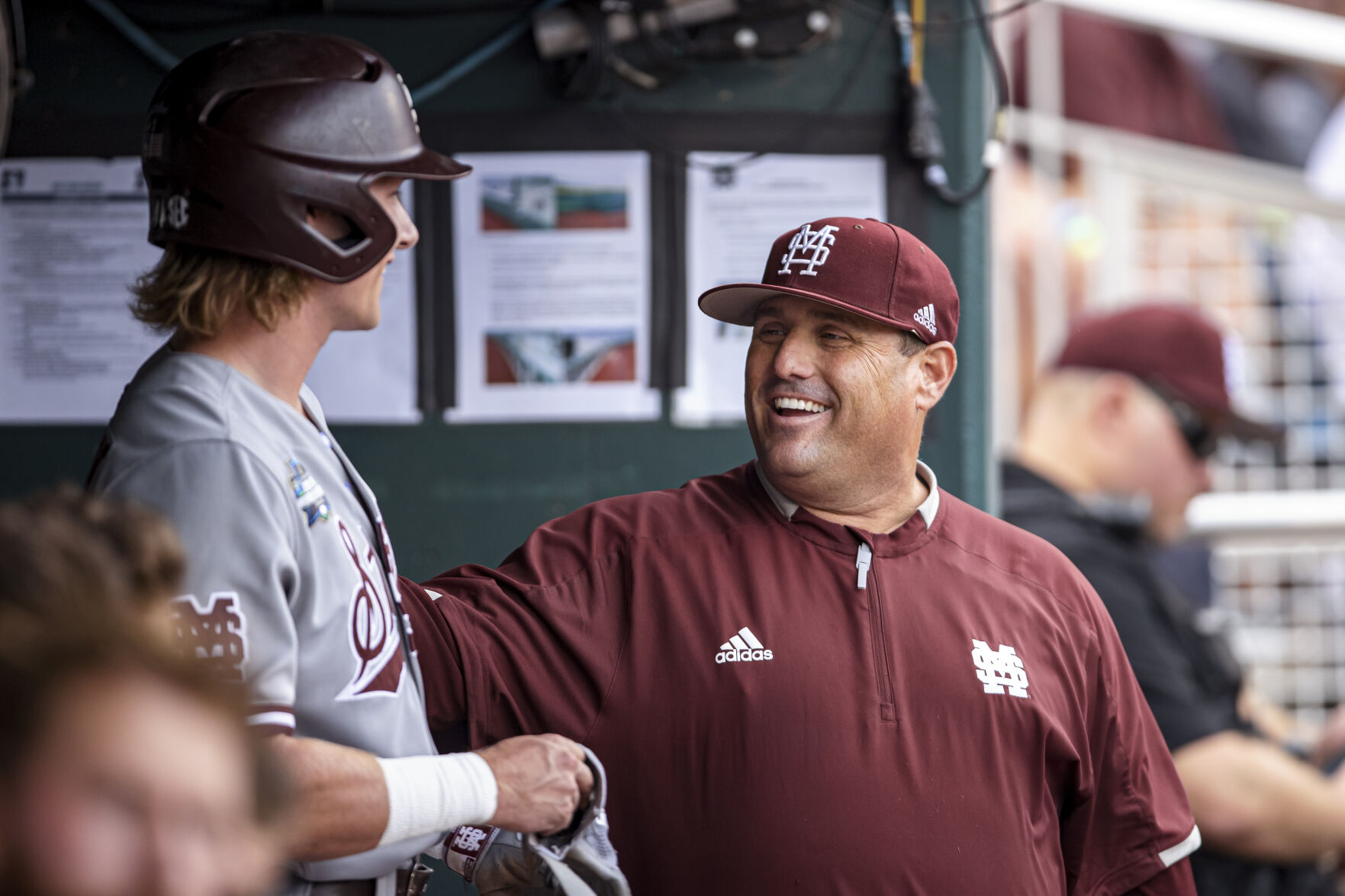 Lemonis in the dugout Mississippi State